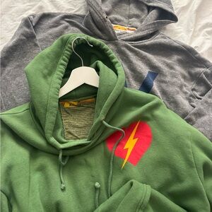 Aviator Nation Green Pullover Hoodie! M!